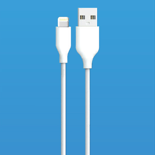 Iphone Pvc Data Cable - Color: As Per Availability