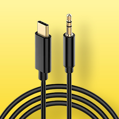 Type C To Aux Cable - Body Material: Pvc