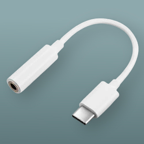 Type C To Audio Cable - PVC Body Material, Compatible With Android OS, Color May Vary Based On Availability, 6-Month Warranty