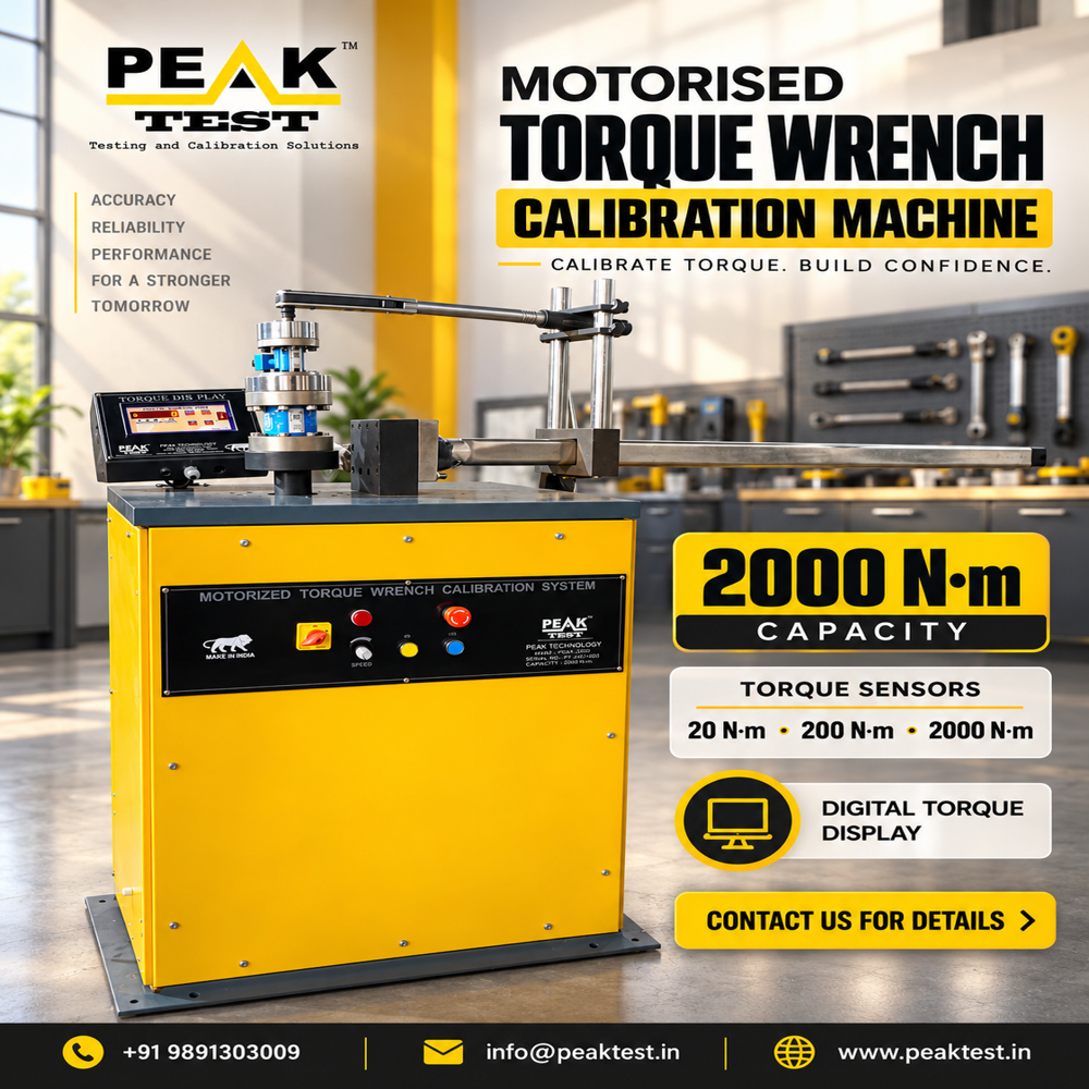 Automatic Torque Wrench Calibrator - Mild Steel, Multiple Specimen Capacity | Semi-Automatic Operation, Adjustable Test Speed, Manual Control Mode, Window-Based Software