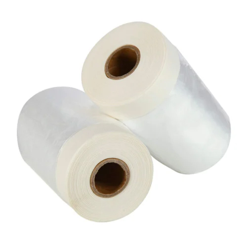 Pre Taped Masking Film - Color: White