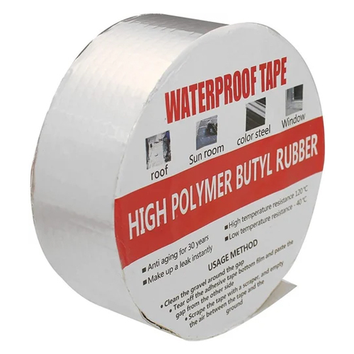 High Polymer Butyl Tape - Color: Silver