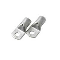Aluminum Cable Terminals Lugs - Durable Aluminum, 1-10mm Thickness, Sleek Silver Color, Plain Design | Versatile For Electric Fittings