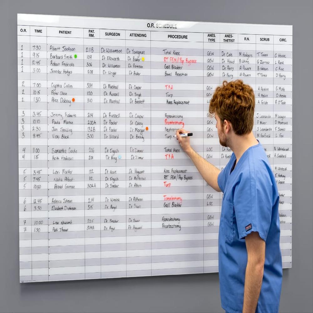 MAGNETIC GLASS WRITING BOARD