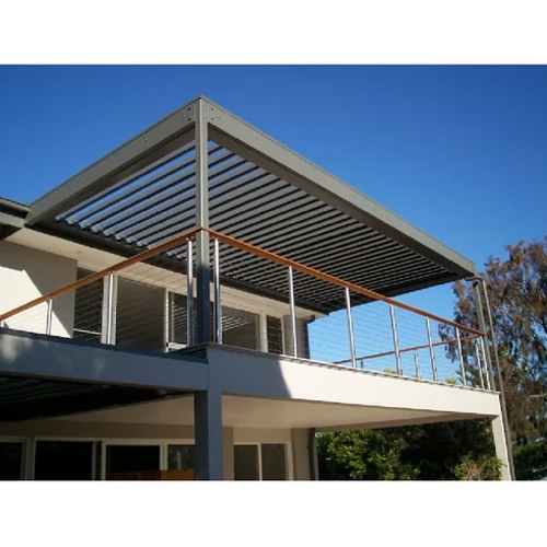 Balcony Metal Roofing System - Pattern: Plain