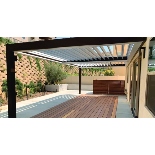 Automatic Motorized Louvered Roofing System