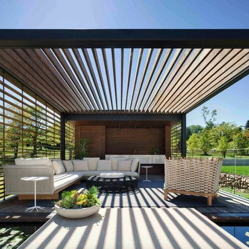 Restaurant Retractable Roofing System