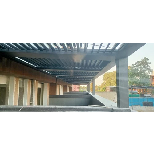 Waterproof Retractable Roofing System - Pattern: Plain