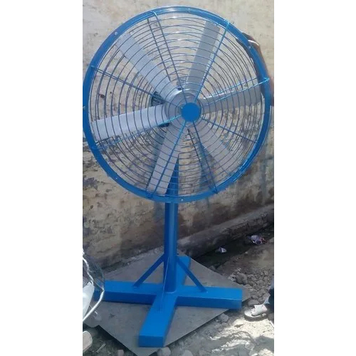 Ss Industrial Pedestal Fan - Color: Blue