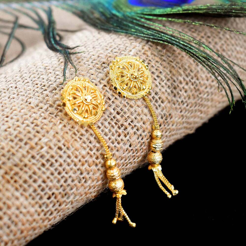 Elegant Gold-Plated Earrings for Womens