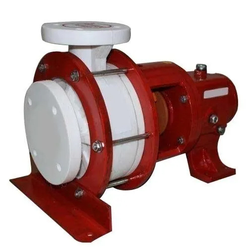 Single Phase Corrosion Resistant Polypropylene Pump - Color: Red