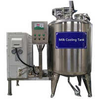 Automatic Milk Chilling Plant - 100 Liters/hour, Stainless Steel, Silver Finish, 1400w Power Supply, 220v Operation, New Model
