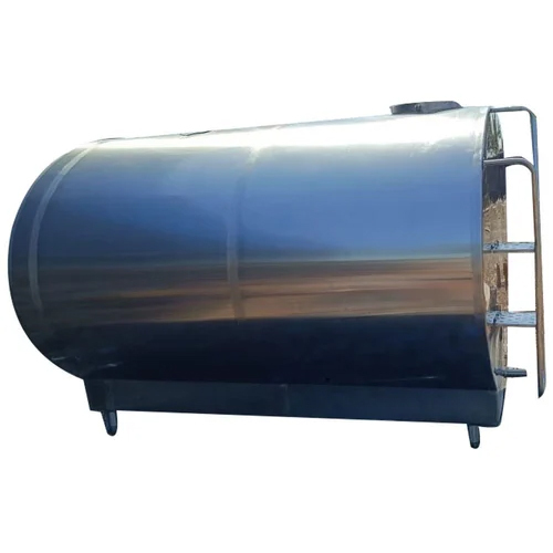 Milk Storage Tank - SS316 Steel, 1000 Ltr Capacity, Silver Color, New Condition