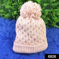 Soft Winter Caps - Acrylic Wool Blend, Free Size, Assorted Colors | Stretchable, Breathable, Warm, Hypoallergenic, Pull-on Beanie