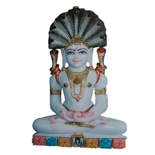 Marble Parshwanath Statue