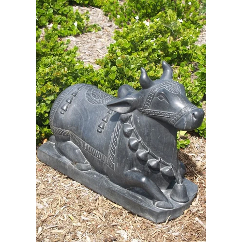 Black Marble Nandi Statue