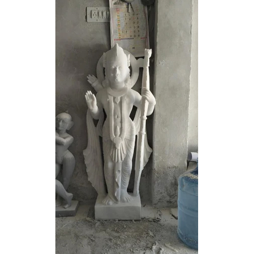 Marble Ram Statue