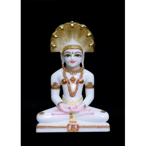 Marble Jain Mahavir Statue