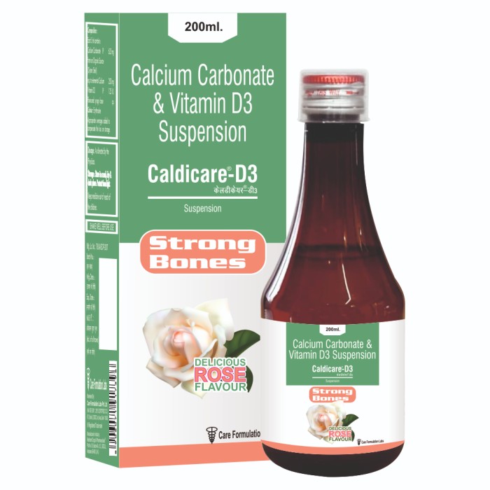 Calcium Carbonate & Vitamin D3 Suspension