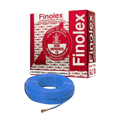 Finolex Wire 1.0 Sqmm Blue Fr Pvc Housing Wire - Conductor Material: Copper