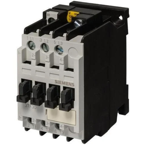 Single Phase Siemens Contactor - 230 Volt, 50 Hertz | IP55 Protection, Durable Black Casing, Commercial Use, 1-Year Warranty