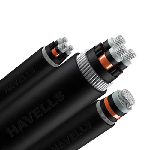 12 Core 1.5mm Polycab Aluminum Armoured Cable - 660 Volt, PVC Insulation, Black Connector, Round Conductor | Industrial Grade, 6-12 Month Warranty