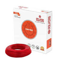 Polycab 0.75 Sqmm 90m Red Single Core Cable