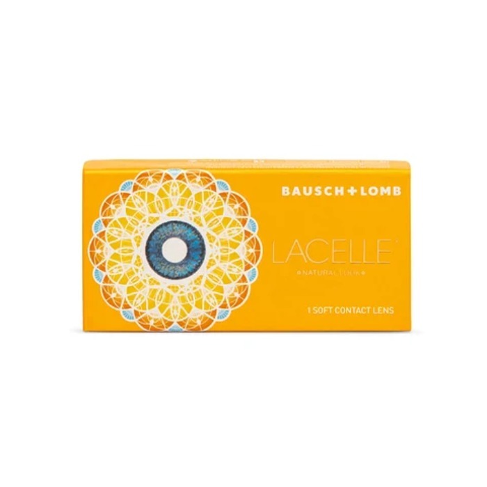 Bausch & Lomb Lacelle Natural Look Hazel Color Quarterly Contact Lens (1 Lens/Box) Power