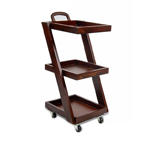 Fancy Wooden Multifunctional Trolley