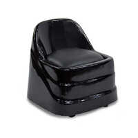 Pedicure Fiber Stool - Color: Black