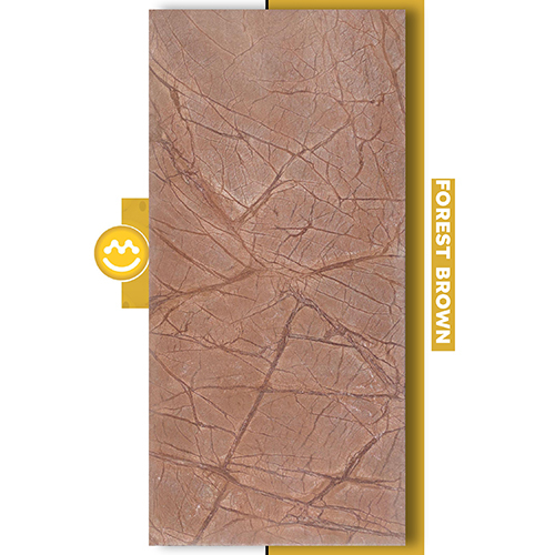 Bidasar Brown Flexible Marble Stone Veneer Sheet - Size: 1220X610 Mm