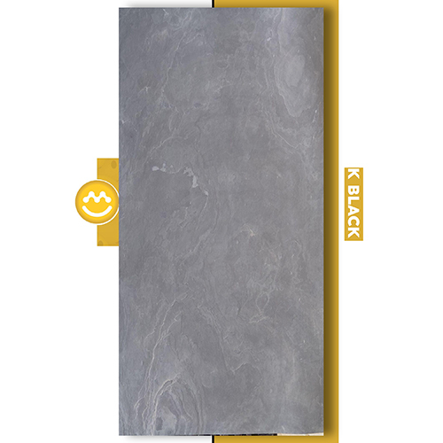 K Black Flexible Slate Stone Veneer Sheet - Size: 1220X610 Mm