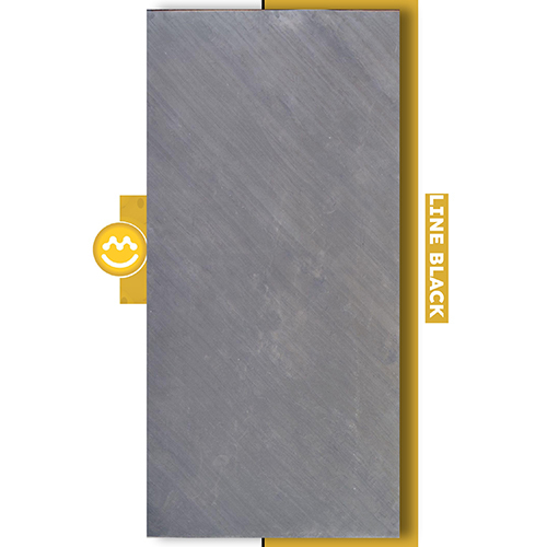 Line Black Flexible Slate Stone Veneer Sheet - Size: 1220X610 Mm