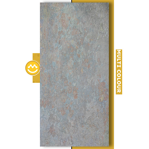 Multi Colour Flexible Slate Stone Veneer Sheet - Size: 1220X610 Mm