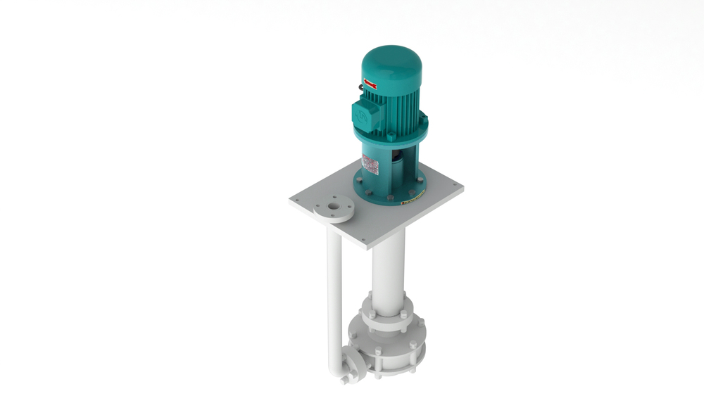 Industrial Pvdf Vertical Pumps - Flow Rate: Upto 200 Ma /Hr