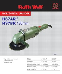 Ralli Wolf Horizontal Sander (HS7AR/ HS7AR 180 mm)