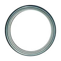 Round Rod Step Seal - Teflon, 2.5 Inches | Silver Color, Round Structure, Ideal For Rod Applications, Chemical And Heat Resistant