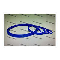 Hydraulic Piston Seal - Rubber Material, Customized Size, Blue Color | Round Structure, Ideal For Industrial Applications