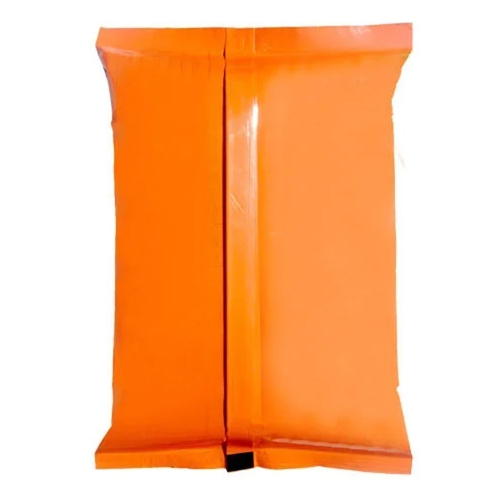 Orange Center Sealed Pouch - Color: Multicolor