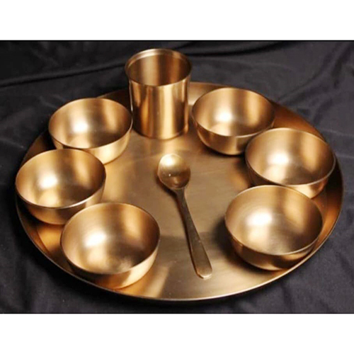 Kansa Round Thali Set