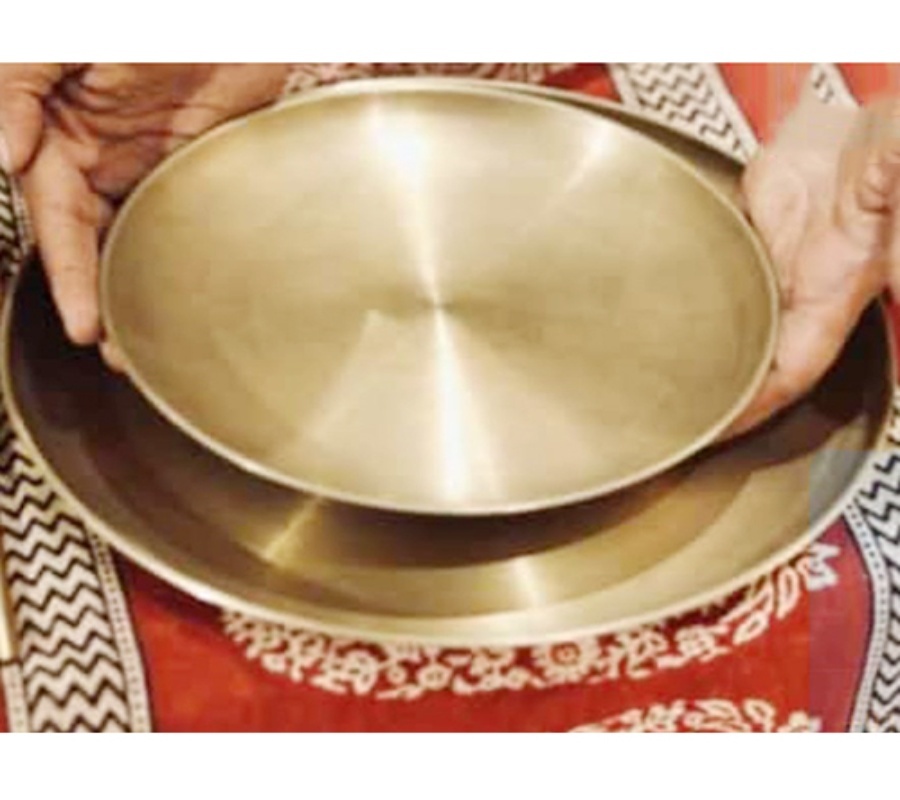 Bronze Small Kansa Dinner Set - Material: Metal