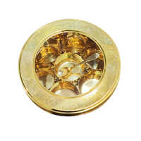 Brass Spice Box With Acrylic Fitted Brass Li - Color: Multicolor