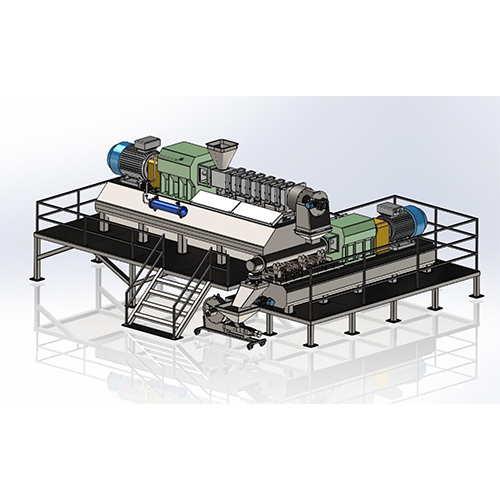 2D Double Process Extruder Section - Feature: High Efficiency