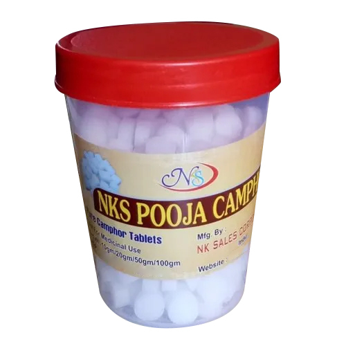 100 GM Camphor Tablet - 80-99% Purity, Solid Form | Ideal for Religious Ceremonies, Prayer Rituals, and Insect Repellent Usage