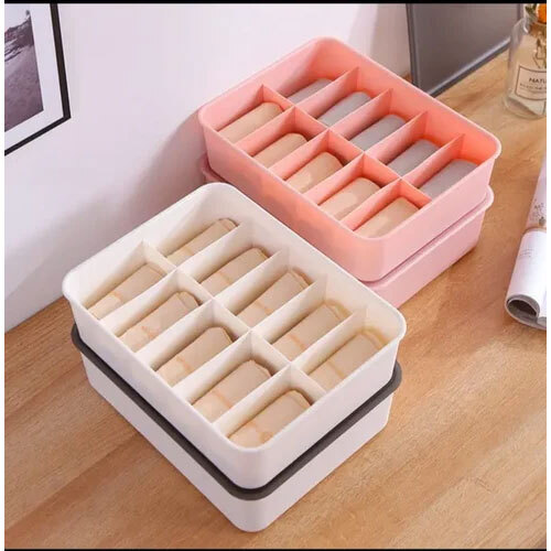 Wardrobe Socks Organiser 10 Compartment - Color: Multi Color