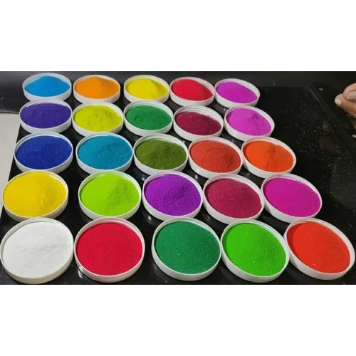 Colored Rangoli Powder - Color: Various Colours