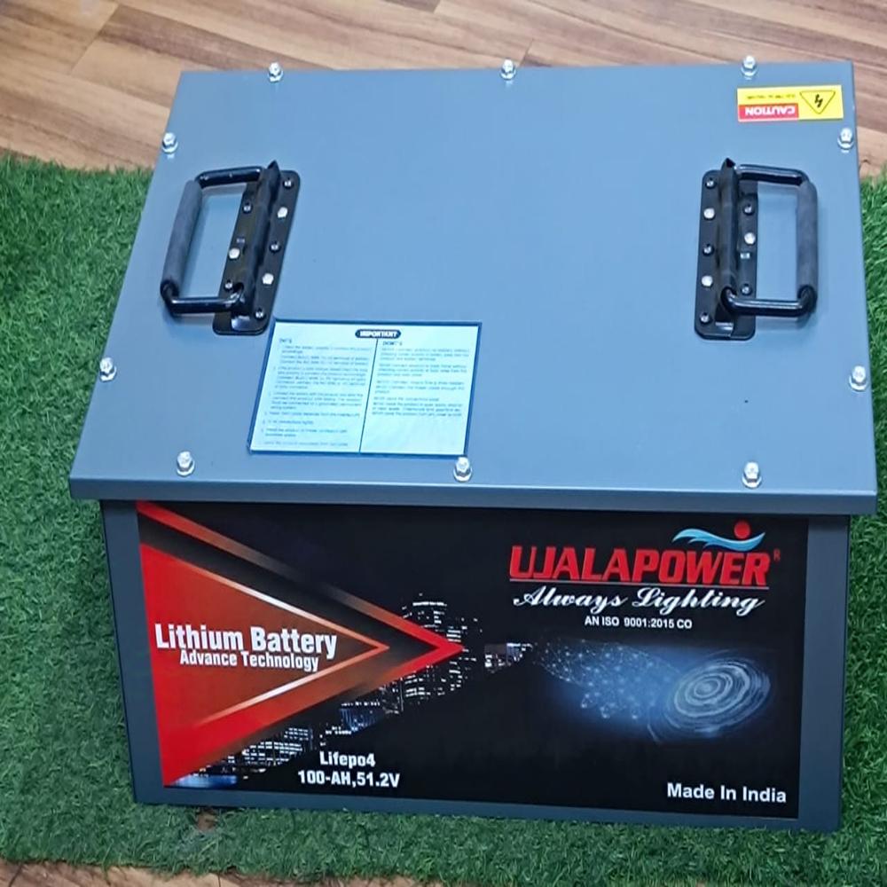 Lithium Battery 51.2 Volt 100 Ah - Color: Gray