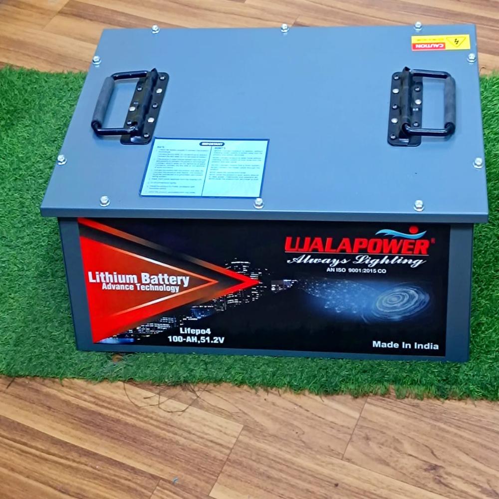 Lithium Battery 51.2 Volt 100 Ah - Color: Gray