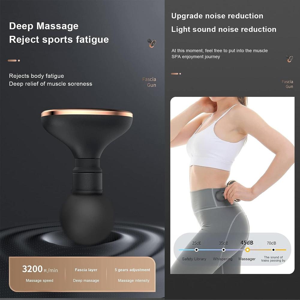 Mini Massage Gun - Material: Plastic