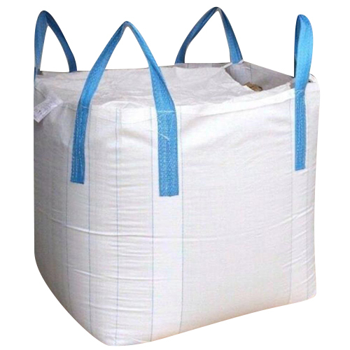 Top Skirt Buttom Spout Fibc Bag - Color: White